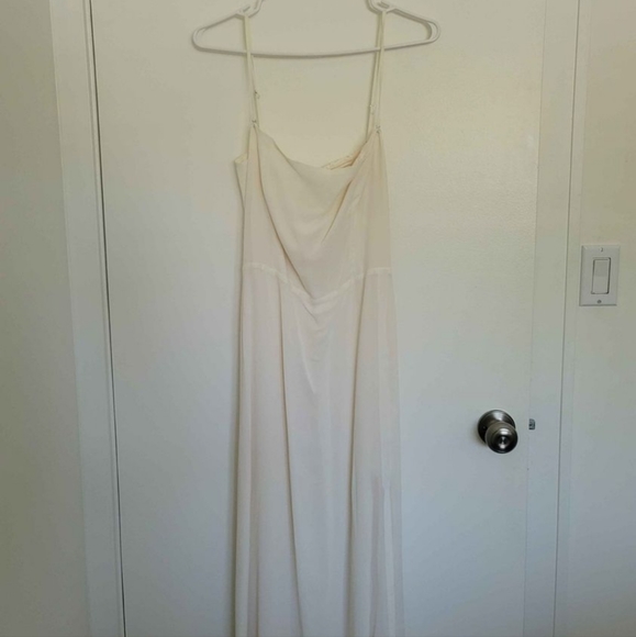 Reformation Ingrid Dress Invory Size 8 - Picture 4 of 5